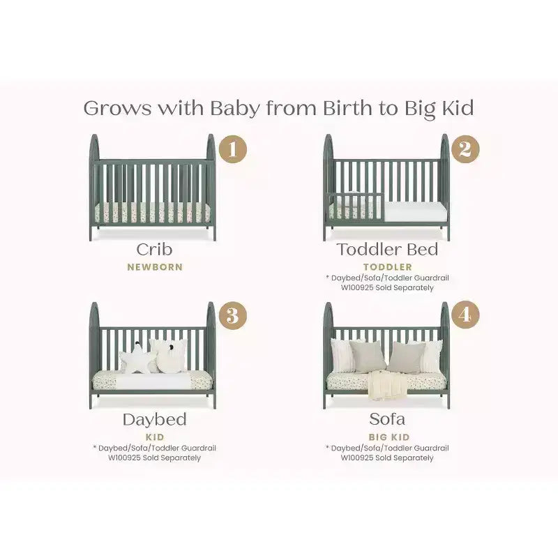 Delta Children Milano Daybed e Sponda di Protezione per Lettino #W100925