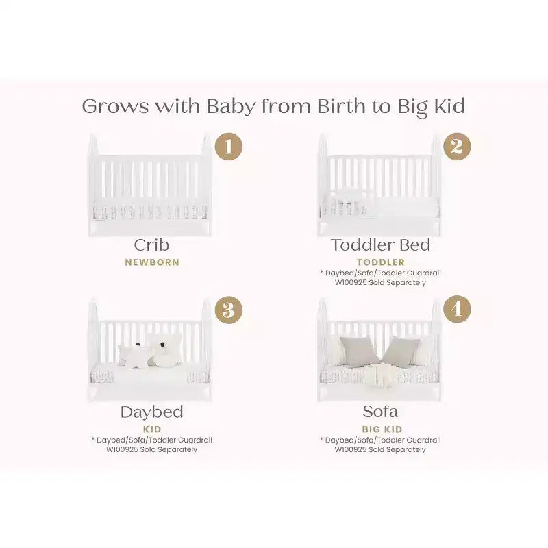 Delta Children Milano Daybed e Sponda di Protezione per Lettino #W100925