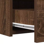 Clihome Tavolo da Toeletta Moderno Minimalista, Elegante Vanity con Specchio Trasparente e Cassetti Intelligenti per l'Organizzazione Quotidiana
