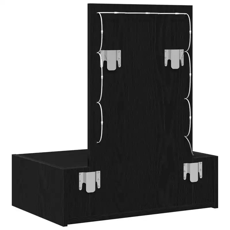 Clihome Tavolo da Toeletta Moderno Minimalista, Elegante Vanity con Specchio Trasparente e Cassetti Intelligenti per l'Organizzazione Quotidiana