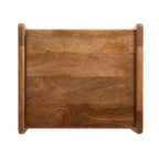 Tavolino in legno Kate and Laurel Aarstad, 16x14x22, Noce Marrone