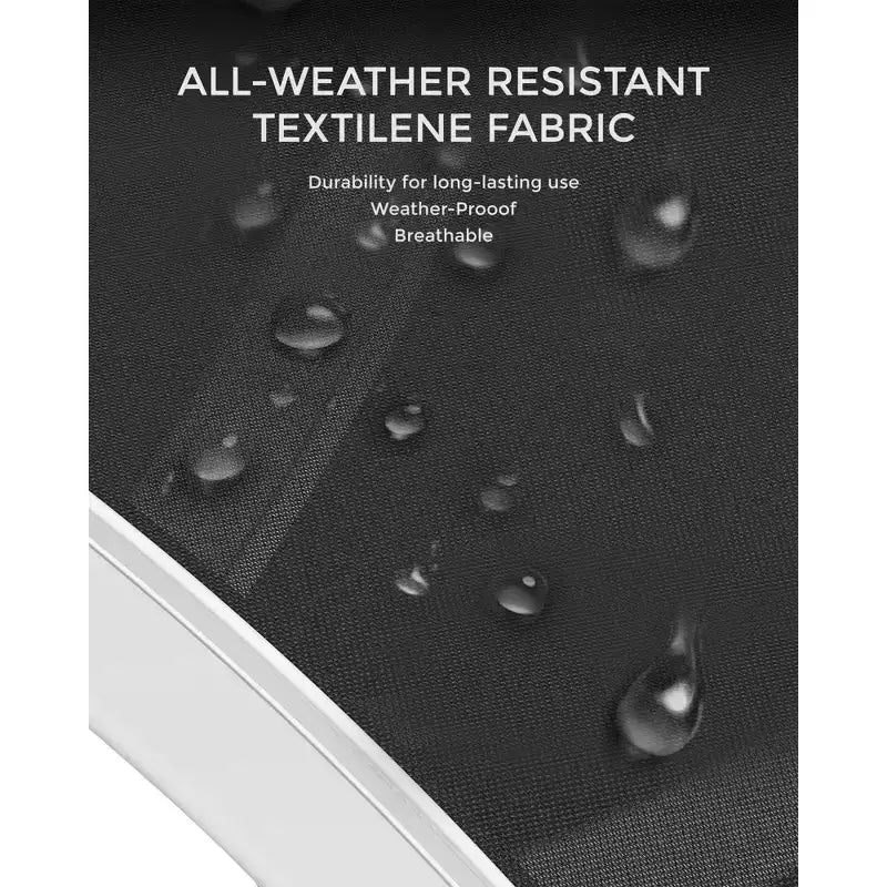 COZONY Set di 2 Sedie a Sdraio per Esterni, Poltrone Reclinabili Resistenti alle Intemperie con Tessuto Textilene a Rete per Piscina Giardino e Cortile