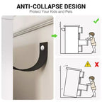 COZONY Consolle con 6 cassetti, Cassettiera alta con cassetti, Organizzatore di archiviazione a torre per camera da letto, armadio, soggiorno, corridoio e ingresso