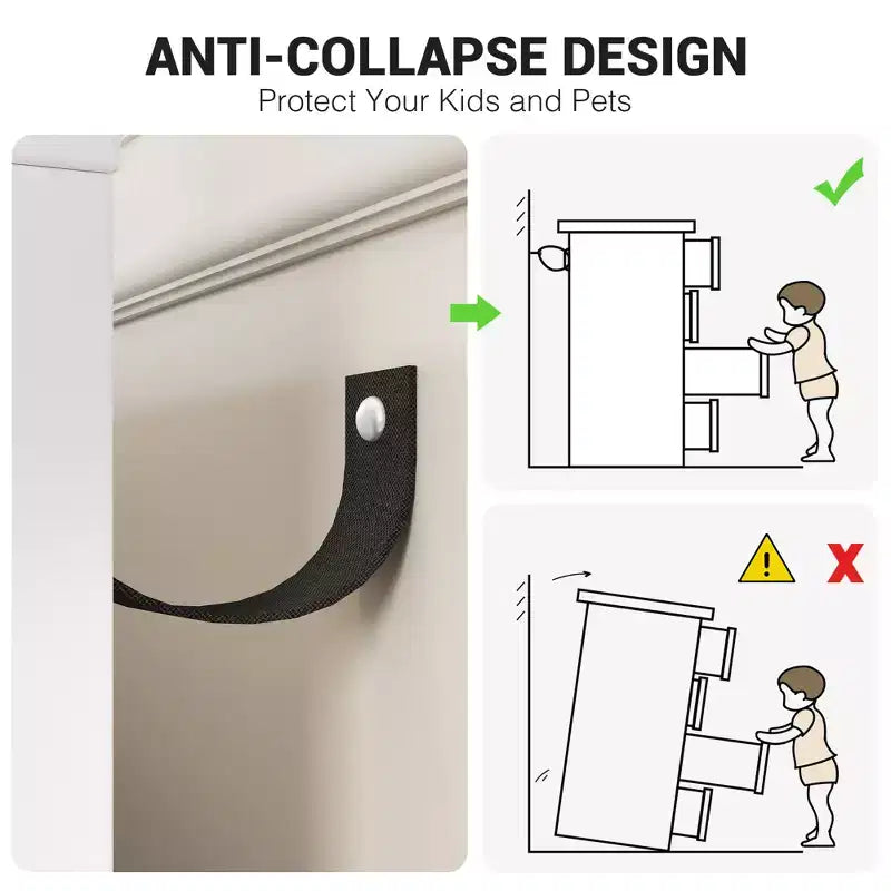 COZONY Consolle con 6 cassetti, Cassettiera alta con cassetti, Organizzatore di archiviazione a torre per camera da letto, armadio, soggiorno, corridoio e ingresso