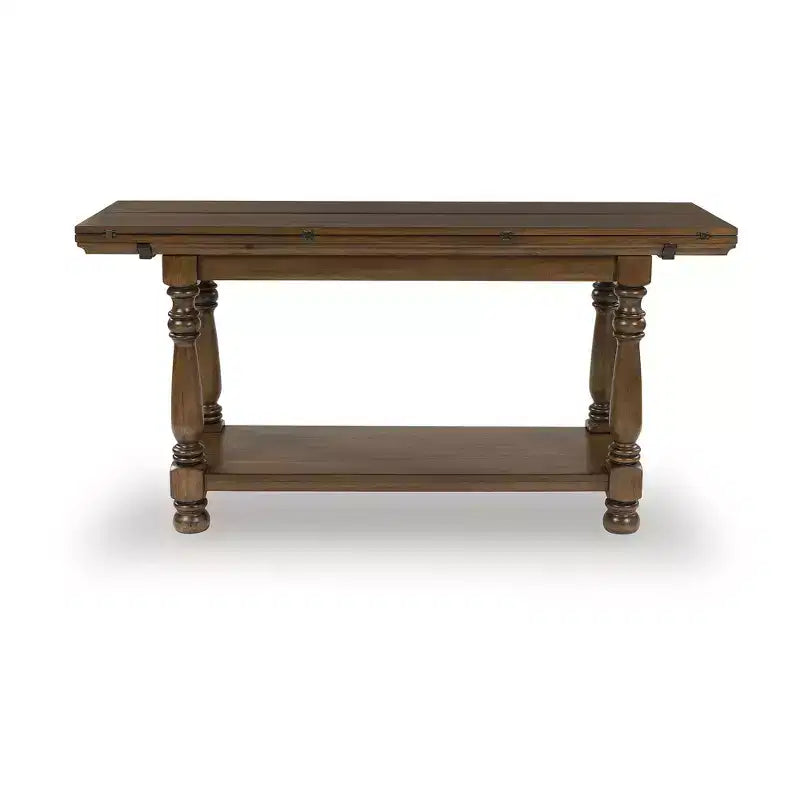 Tavolino da divano marrone Signature Design by Ashley Sturlayne Flip-Top con design a ribalta