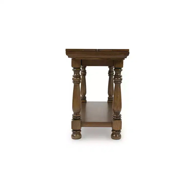 Tavolino da divano marrone Signature Design by Ashley Sturlayne Flip-Top con design a ribalta