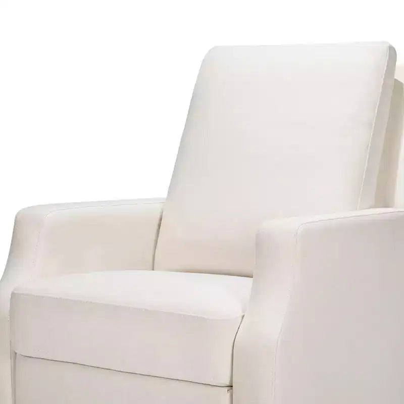 Poltrona reclinabile e girevole Namesake Crewe Electronic - Eco-tessuto color crema ad alte prestazioni