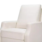Poltrona reclinabile e girevole Namesake Crewe Electronic - Eco-tessuto color crema ad alte prestazioni