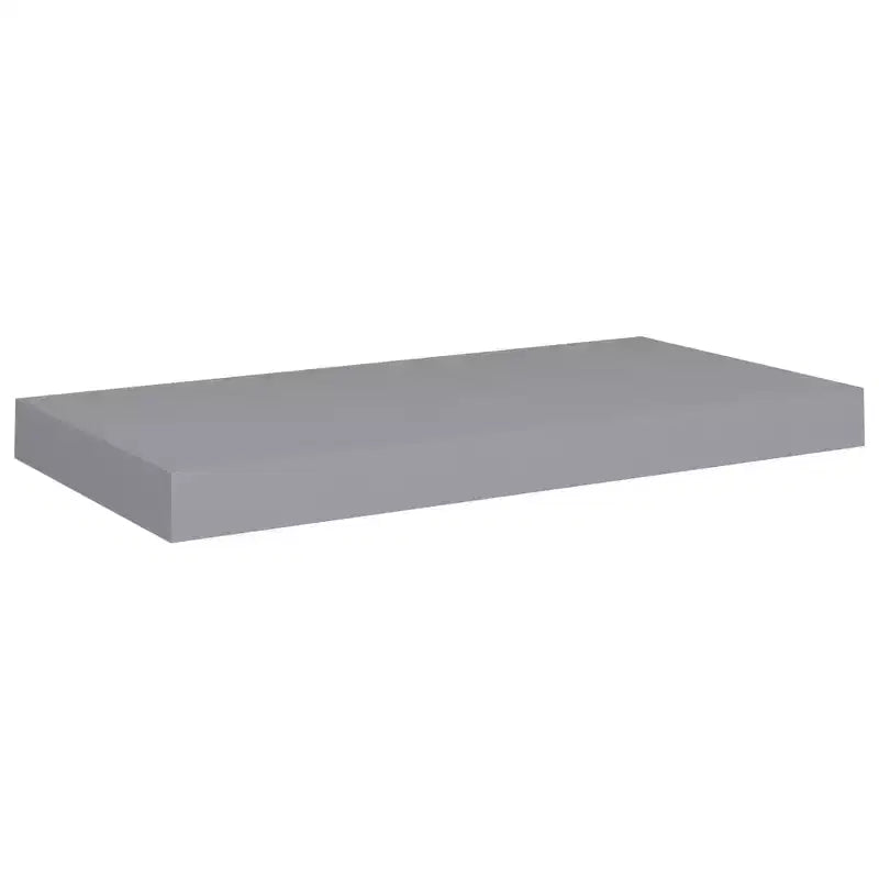 Set di 2 mensole da parete grigio a nido d'ape in MDF, metallo 50 x 23 cm