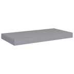 Set di 2 mensole da parete grigio a nido d'ape in MDF, metallo 50 x 23 cm