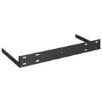 Set di 2 mensole da parete grigio a nido d'ape in MDF, metallo 50 x 23 cm