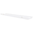 Set di 2 mensole da parete Frame Ledge, in MDF bianco, 60 x 8,9 x 3 cm