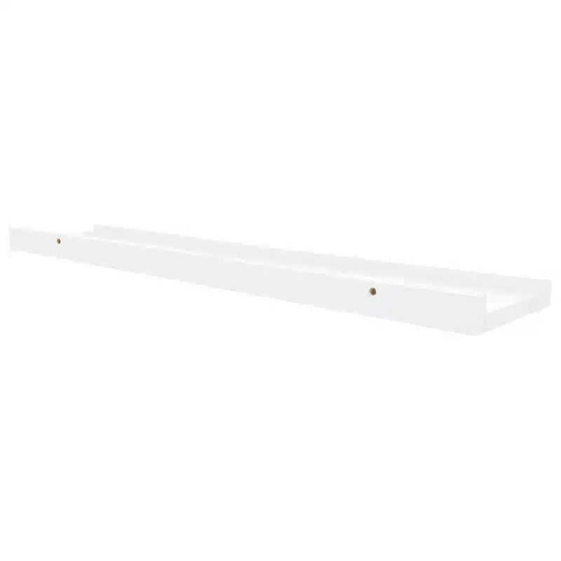Set di 2 mensole da parete Frame Ledge, in MDF bianco, 60 x 8,9 x 3 cm