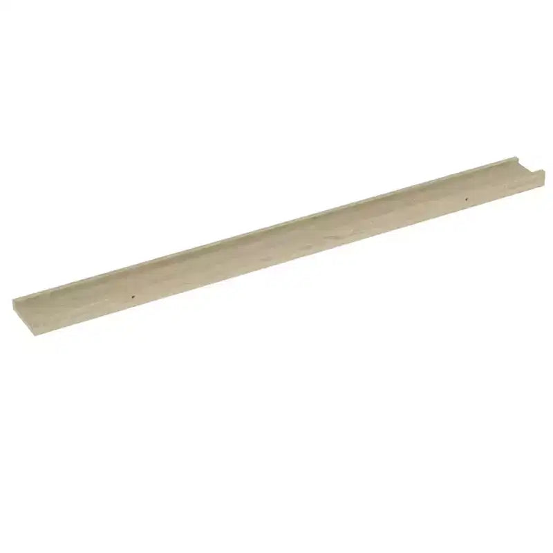 Set di 2 mensole da parete grandi sospese in MDF colore rovere Sonoma