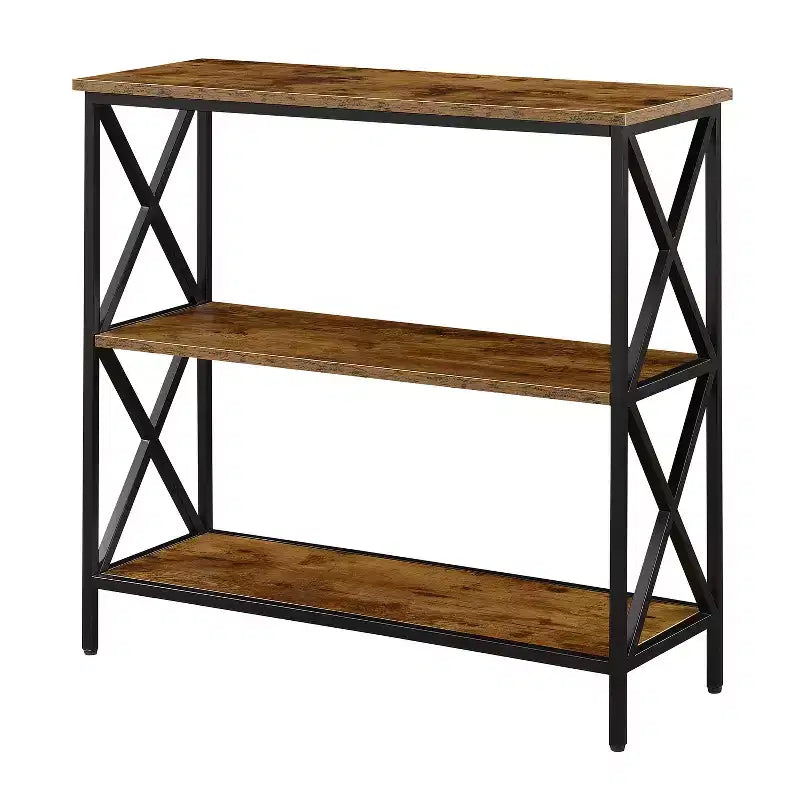 HomeStock 71 H. Brown Manufactured wood Book Racks 4 with Tier Shelves