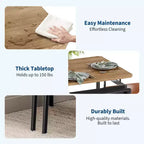 Set da Tavolo da Pranzo Industriale per 4, Set da Tavolo da Cucina in Legno, Set di Mobili per Angolo Colazione Stile Fattoria, per Sala da Pranzo, Appartamento, Monolocale