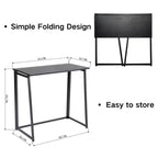 Set scrivania pieghevole 3 pezzi FurnitureR con sedia girevole regolabile e 2 mensole da parete galleggianti, combinazione salvaspazio per studio e postazione di lavoro, design moderno
