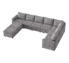 Divano componibile Acekool Modular Sectional, Cloud Couch con contenitore per soggiorno