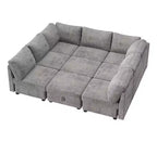 Divano componibile Acekool Modular Sectional, Cloud Couch con contenitore per soggiorno