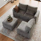 Divano componibile Acekool Modular Sectional, Cloud Couch con contenitore per soggiorno