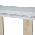 Letto a forma di auto da corsa per bambini, misura doppia, con luce a LED e schienale imbottito, struttura in legno, piattaforma letto per bambini