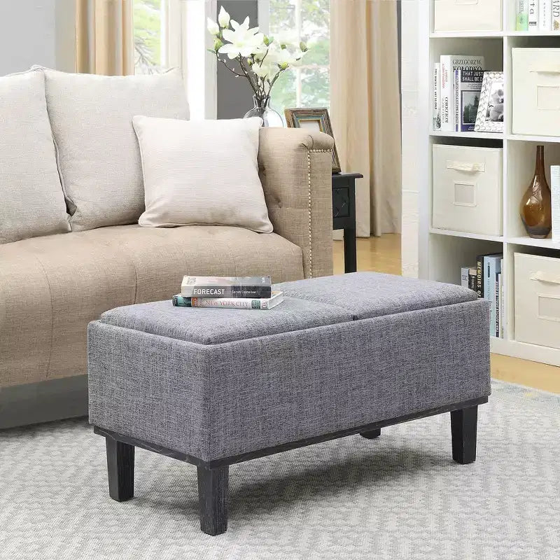 HomeStock Comfort Brentwood Pouf Contenitore