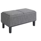 HomeStock Comfort Brentwood Pouf Contenitore