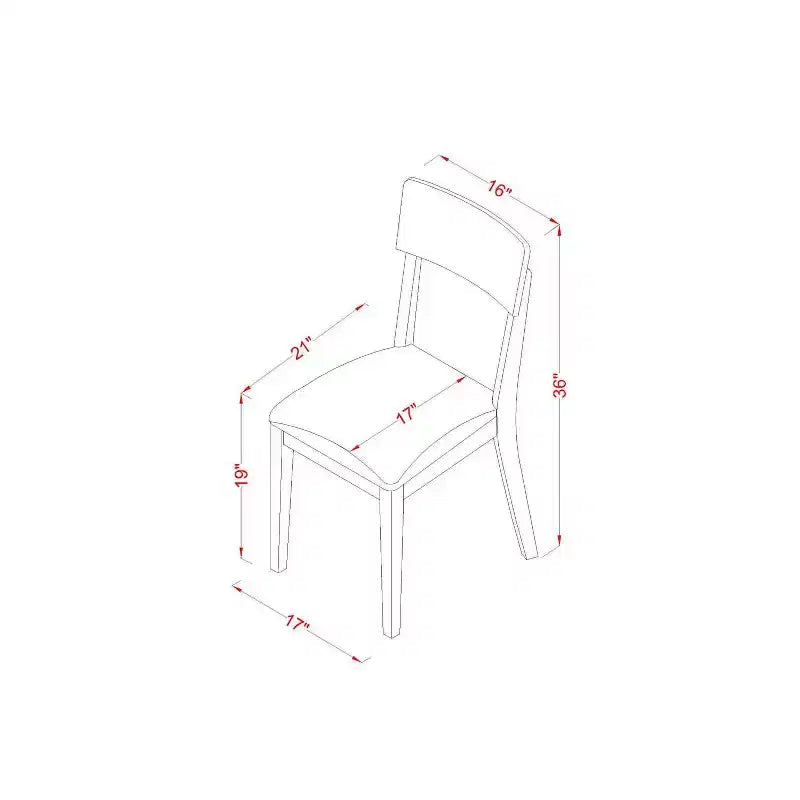 Set da pranzo 3 pezzi con piano in legno massello finitura lino bianco - 4 posti