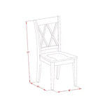 HomeStock Set da Pranzo 5 Pezzi con Top in Legno Massello Finitura Lino Bianco - Posti a Sedere per 4