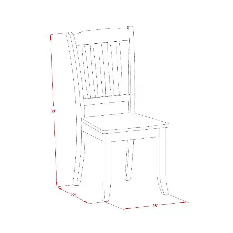 HomeStock Set da Pranzo 3 Pezzi con Piano in Legno Massello Finitura Bianco Lino