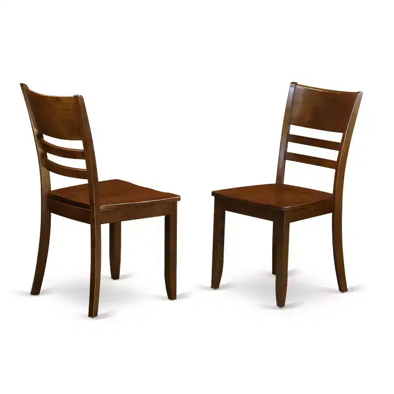 Set da pranzo gotico - Tavolo da cucina con ante a ribalta e sedie in pelle - 5 pezzi