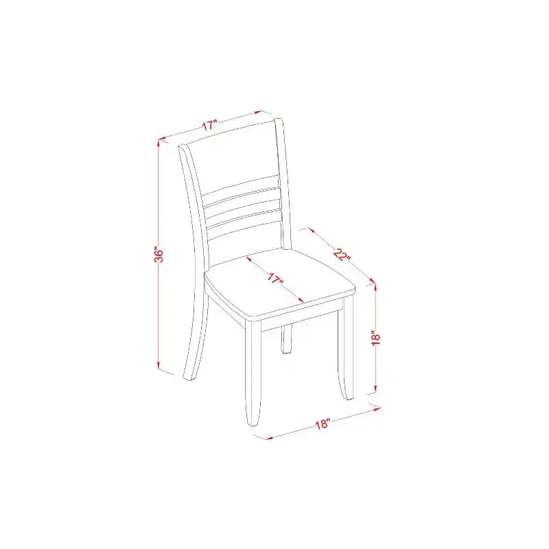 Set da pranzo gotico - Tavolo da cucina con ante a ribalta e sedie in pelle - 5 pezzi