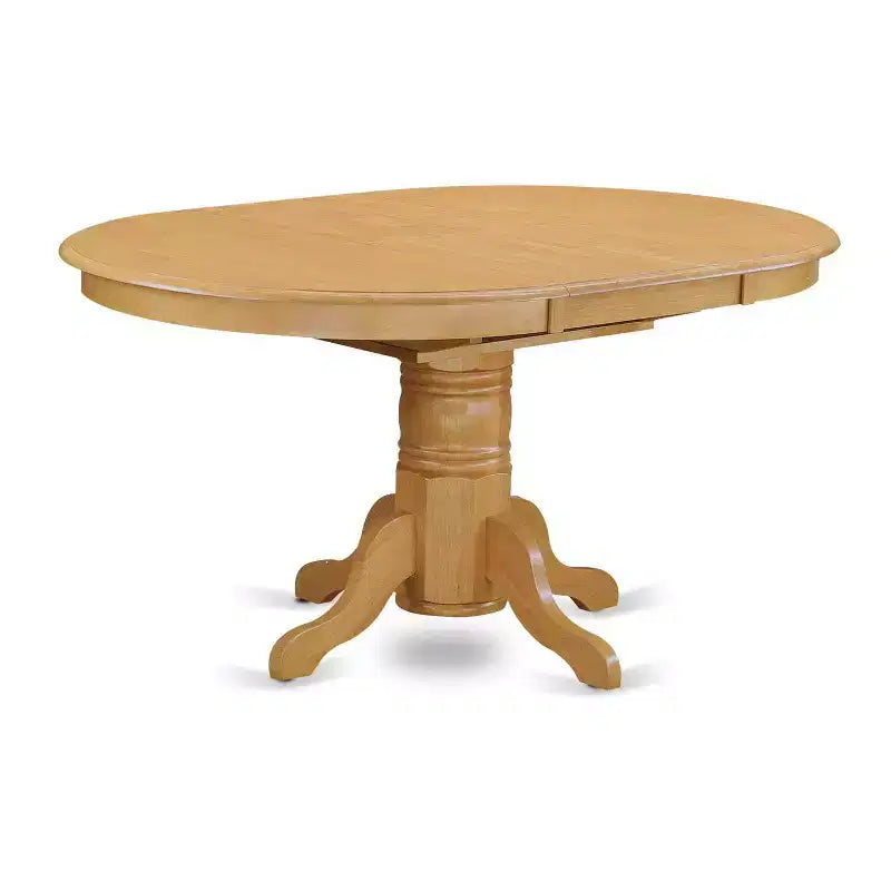 HomeStock Set da pranzo 5 pezzi con tavolo e 4 sedie in legno massello con finitura quercia naturale