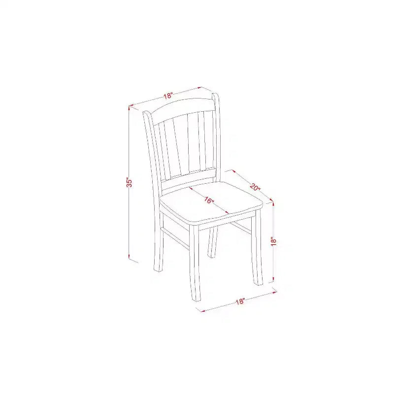 HomeStock Set da Pranzo 5 Pezzi con Piano in Legno Massello Finitura Rovere Naturale - Posti a Sedere per 4