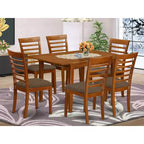 Set da pranzo - Tavolo da cucina piccolo con 4 sedie - Set da pranzo stile cottage