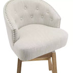 GDFStudio Combes Sgabelli da bar girevoli imbottiti da 84 cm (set da 2)