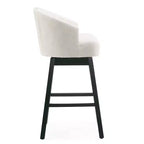 GDFStudio Combes Sgabelli da bar girevoli imbottiti da 84 cm (set da 2)