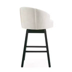 GDFStudio Combes Sgabelli da bar girevoli imbottiti da 84 cm (set da 2)