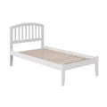 Platform Bed - Sleek Bowed Design & Sturdy Slats for Bedroom