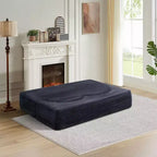 Divanetto trasformabile 2 in 1 Okak moderno e pieghevole con memory foam, comodo divano letto futon per soggiorno, appartamento