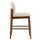Christopher Knight Home Iven Sgabelli da bancone moderni imbottiti in legno di gomma (set da 4)