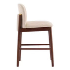 Christopher Knight Home Iven Sgabelli da bancone moderni imbottiti in legno di gomma (set da 4)
