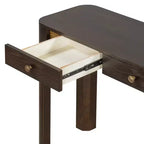 Console Polibi con bordi curvi e 3 cassetti nascosti