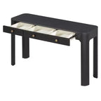 Console Polibi con bordi curvi e 3 cassetti nascosti
