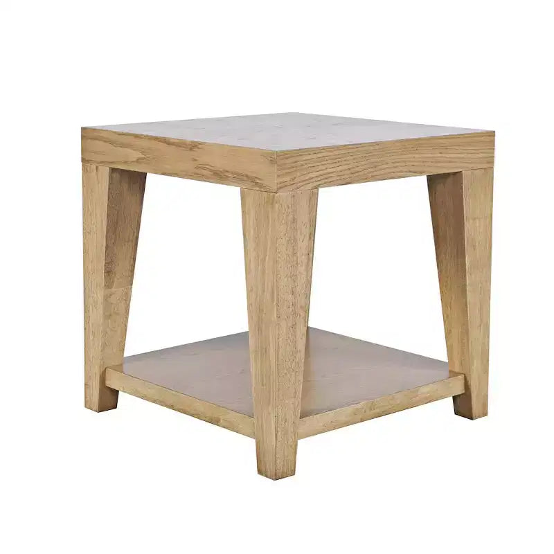 Jofran, Tavolino quadrato contemporaneo moderno Laurel Creek da 24 pollici con ripiano aperto