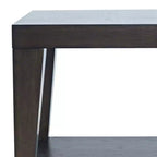 Jofran, Tavolino quadrato contemporaneo moderno Laurel Creek da 24 pollici con ripiano aperto