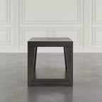 Jofran, Tavolino quadrato contemporaneo moderno Laurel Creek da 24 pollici con ripiano aperto