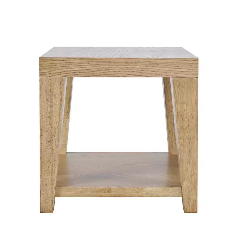 Jofran,Laurel Creek Modern Contemporary 24 Square End Table with Open Shelf