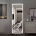 65 x 24 inch Wall-Mounted Full Length Mirror LED Mirror with Dimming 3 Color Lighting Suitable for Bedrooms Dressing Room