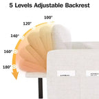 Dyonery divano letto estraibile a tre posti da 81 pollici, con contenitore e tasche laterali, schienale regolabile, divano letto convertibile, ciniglia